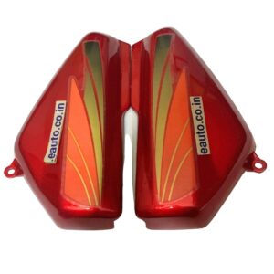 Side Panel for Hero CD 100 Deluxe | 2008 Model | Type2 Sticker | Red Colour