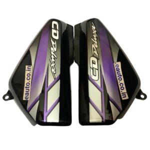 Side Panel for Hero CD 100 Deluxe | 2010 Model | Type3 Sticker | Black & Blue Colour
