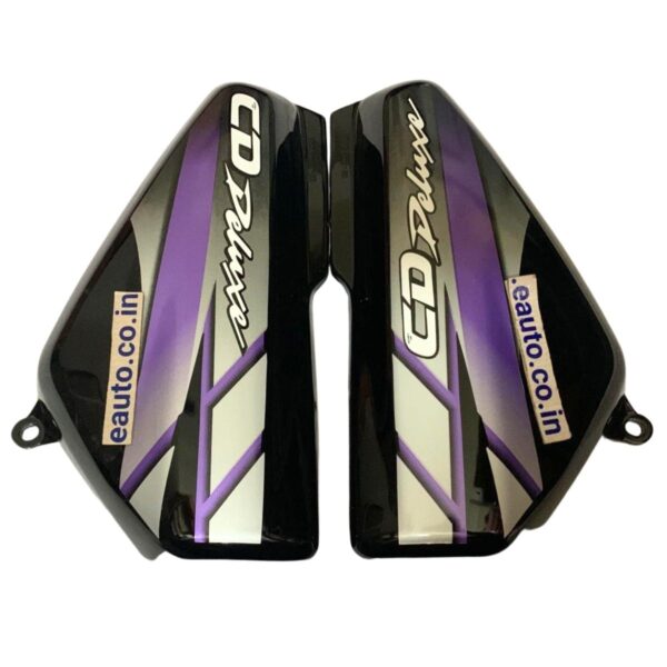 Side Panel for Hero CD 100 Deluxe | 2010 Model | Type3 Sticker | Black & Blue Colour