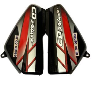 Side Panel for Hero CD 100 Deluxe | 2010 Model | Type3 Sticker | Black & Red Colour