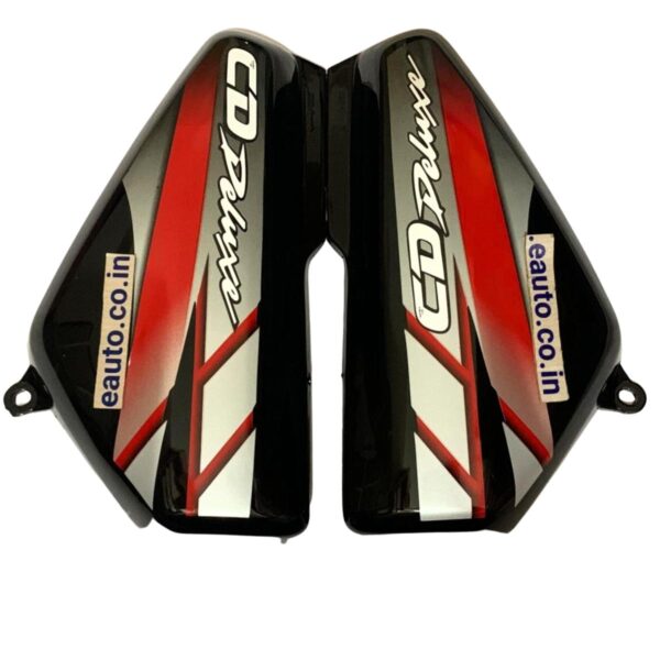 Side Panel for Hero CD 100 Deluxe | 2010 Model | Type3 Sticker | Black & Red Colour