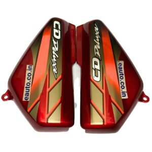 Side Panel for Hero CD 100 Deluxe | 2010 Model | Type3 Sticker | Red Colour