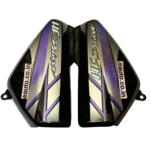 Side Panel for Hero CD 100 Deluxe | 2012 Model | Type4 Sticker | Black & Blue Colour