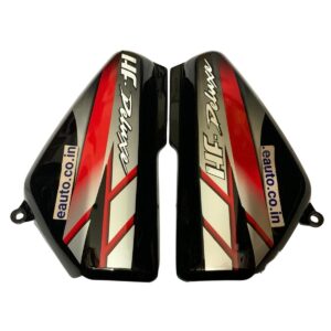 Side Panel for Hero CD 100 Deluxe | 2012 Model | Type4 Sticker | Black & Red Colour