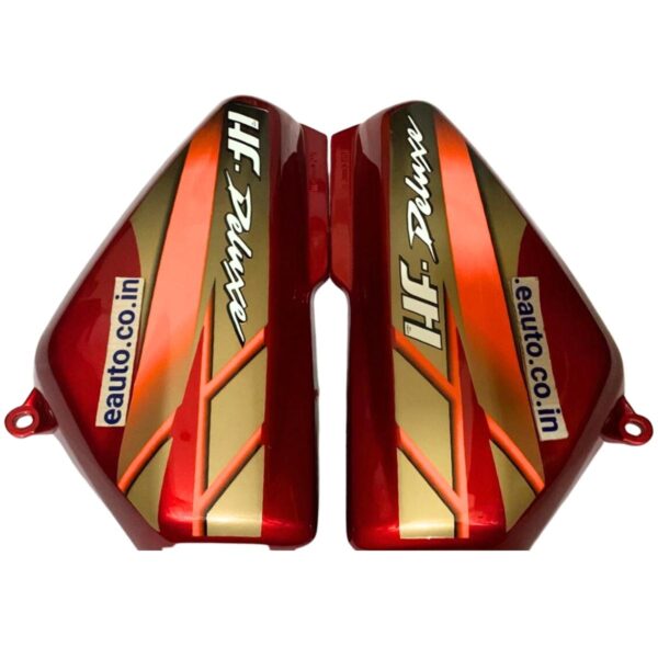 Side Panel for Hero CD 100 Deluxe | 2012 Model | Type4 Sticker | Red Colour