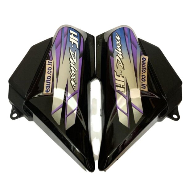 Side Panel for Hero CD 100 Deluxe | HF 100 Deluxe | 2016 Model | Type1 | Black Purple Colour
