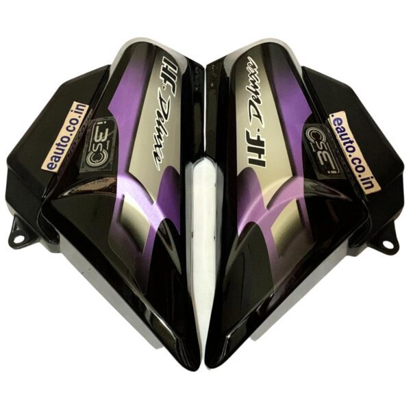Side Panel for Hero CD 100 Deluxe | HF 100 Deluxe | BS6 Model | Black & Blue Colour