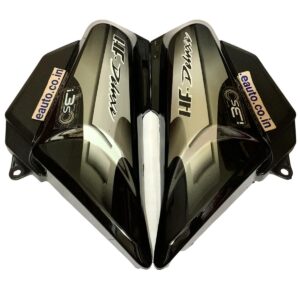 Side Panel for Hero CD 100 Deluxe | HF 100 Deluxe | BS6 Model | Black & Silver Colour