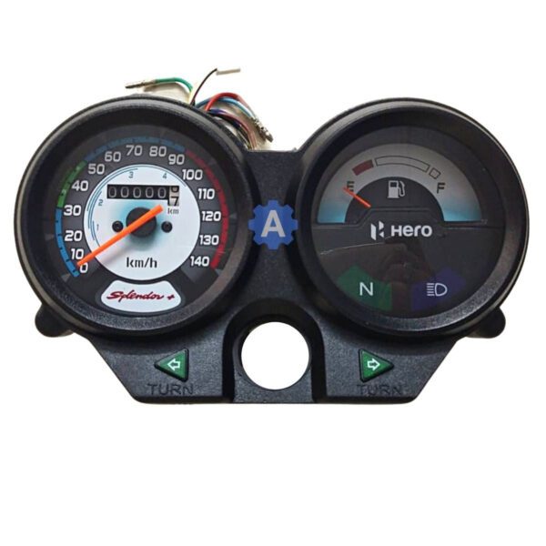 PRICOL Analog Speedometer for Hero Splendor Plus | Grey & White Dial